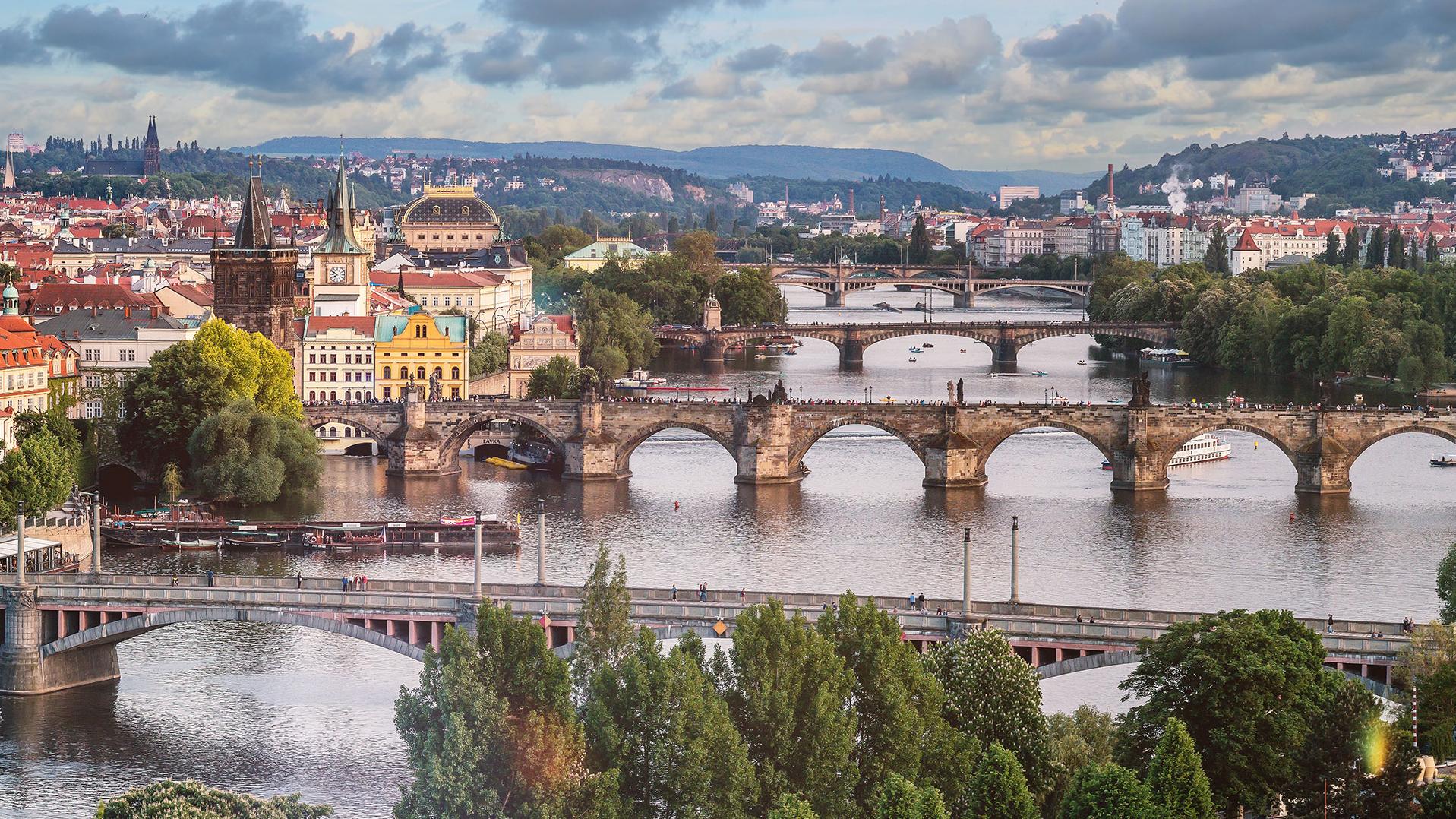 Karlsbrücke in Prag, Tschechien