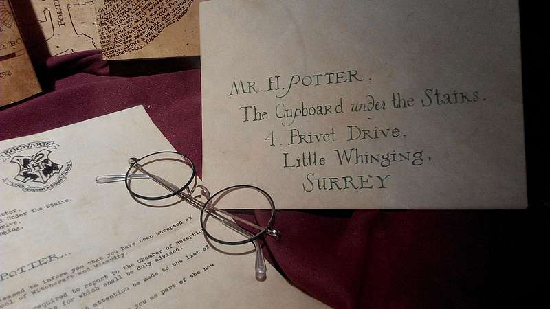 An Harry Potter adressierter Brief