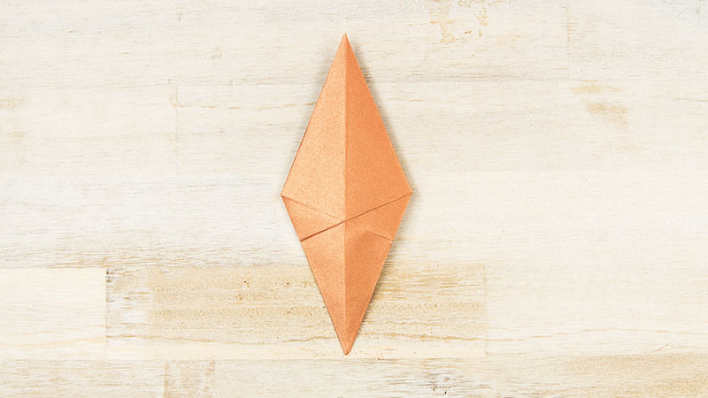 Origami-Kupfer-Sterne basteln - Schritt 4