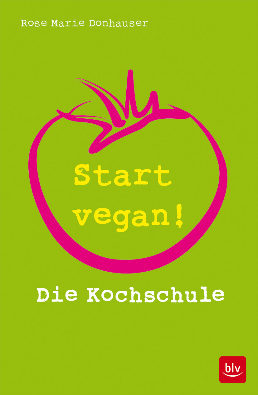 Buchcover: Start vegan!