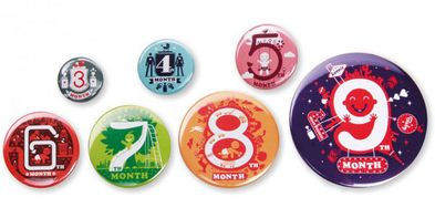 Baby Countdown Buttons