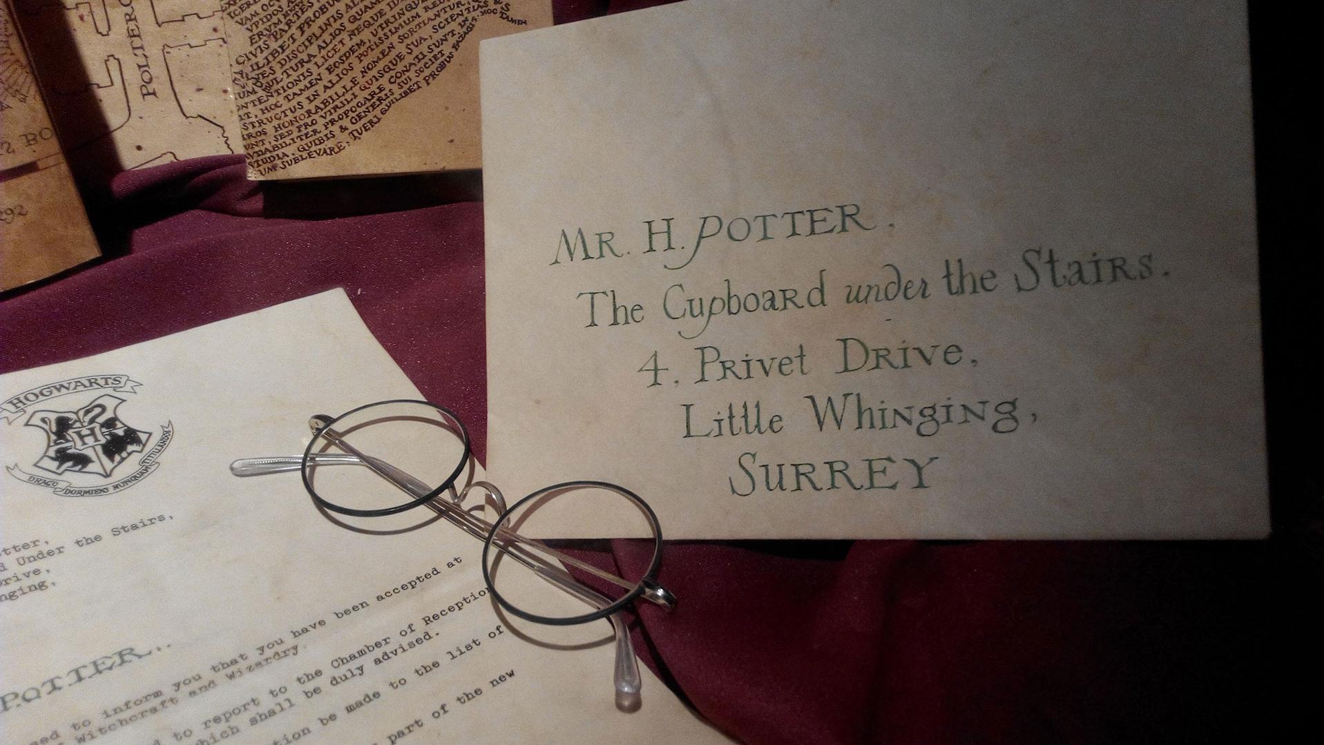 An Harry Potter adressierter Brief