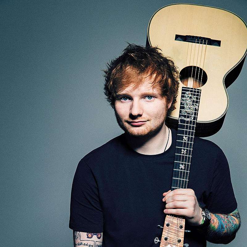 Ed Sheeran mit Gitarre