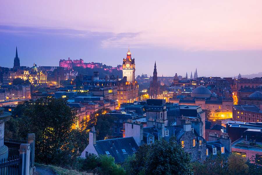 Städtereisen: Kurzurlaub in Edinburgh - Blick auf die Stadt