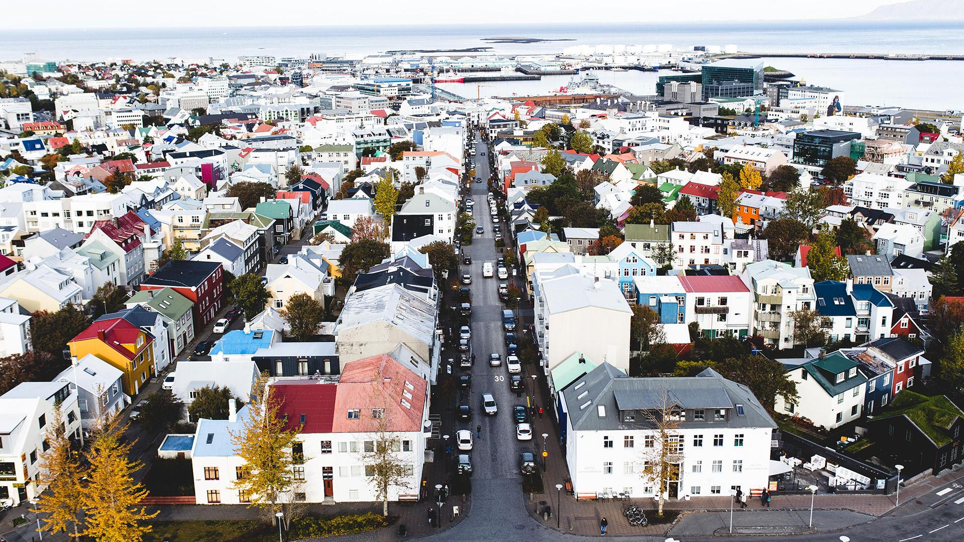 Islands Hauptstadt Reykjavik