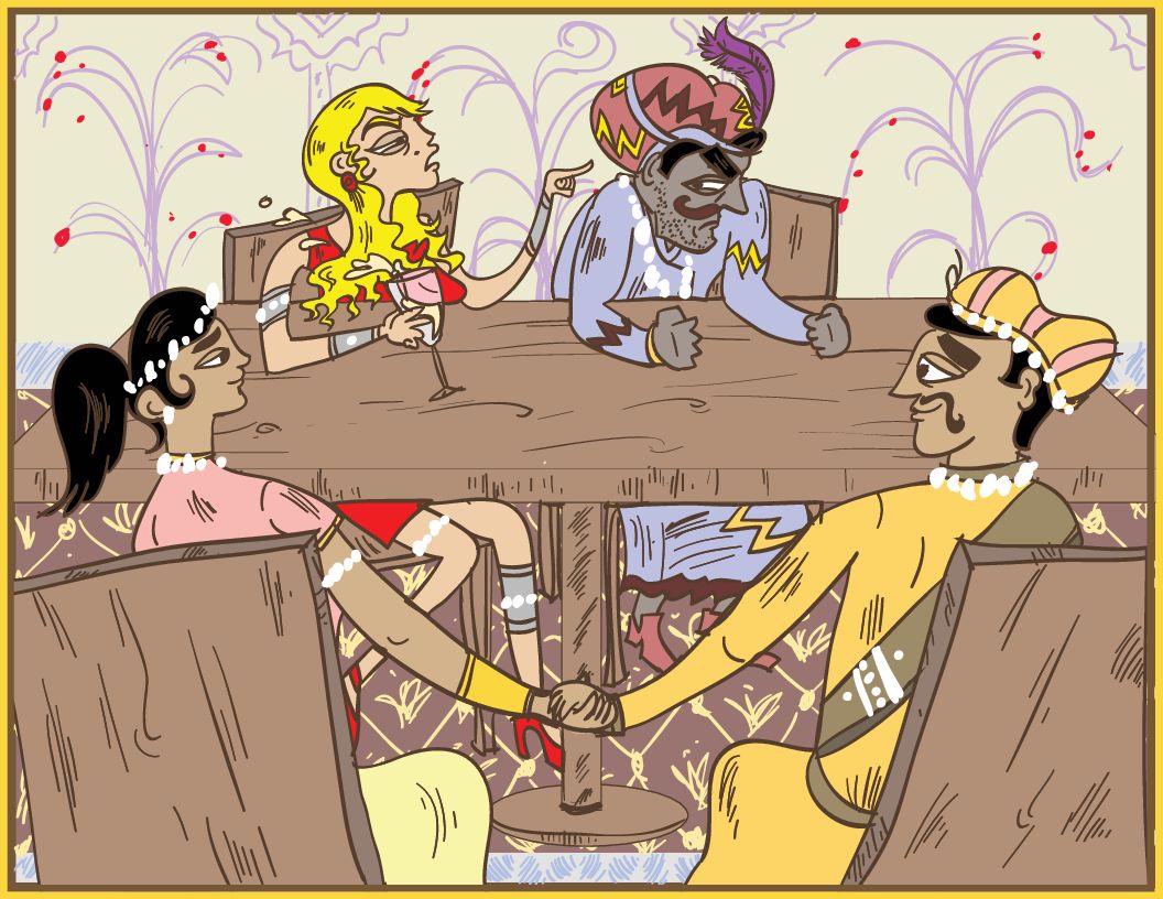 Illustration aus "Das Ehe-Kamasutra"