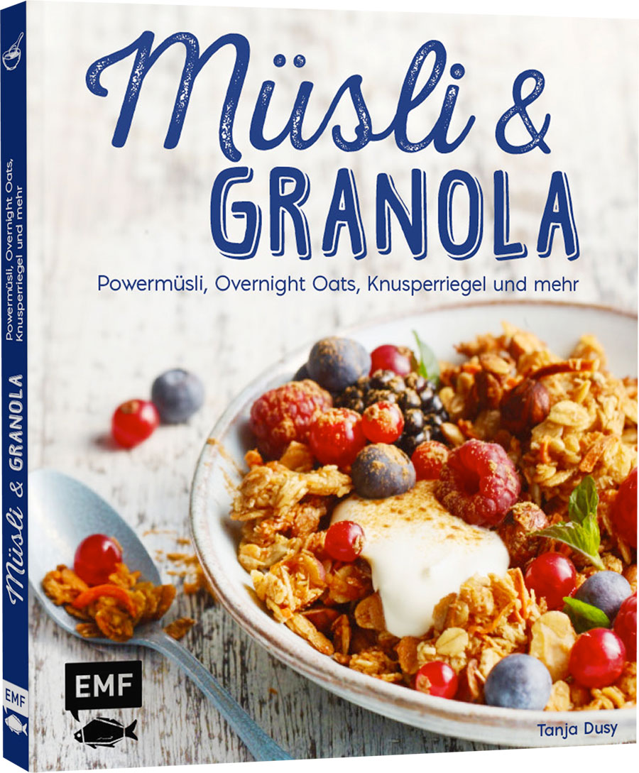 Buchcover Müsli & Granola- Powermüsli, Overnight Oats, Knusperriegel und mehr