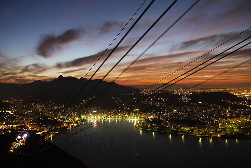 Blick über Rio vom Zuckerhut
