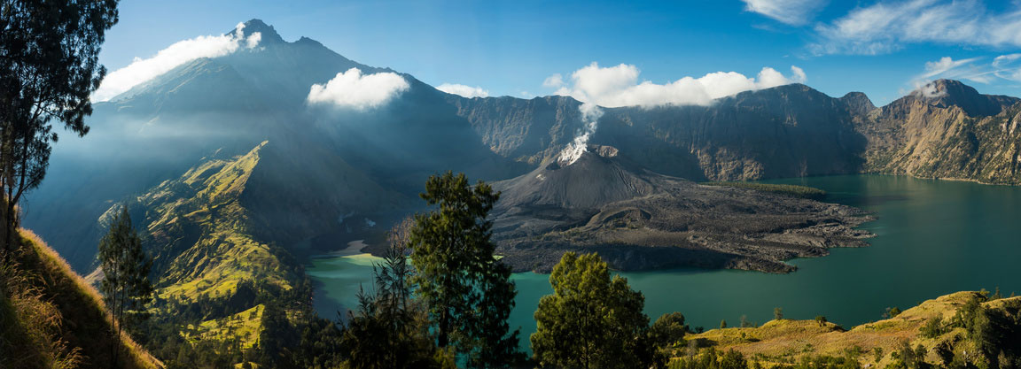 Bild Indonesien: Kratersee am Mount Rinjani auf Lombok