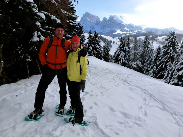 Traumwochenende in Bozen - Wandern auf Schneeschuhen