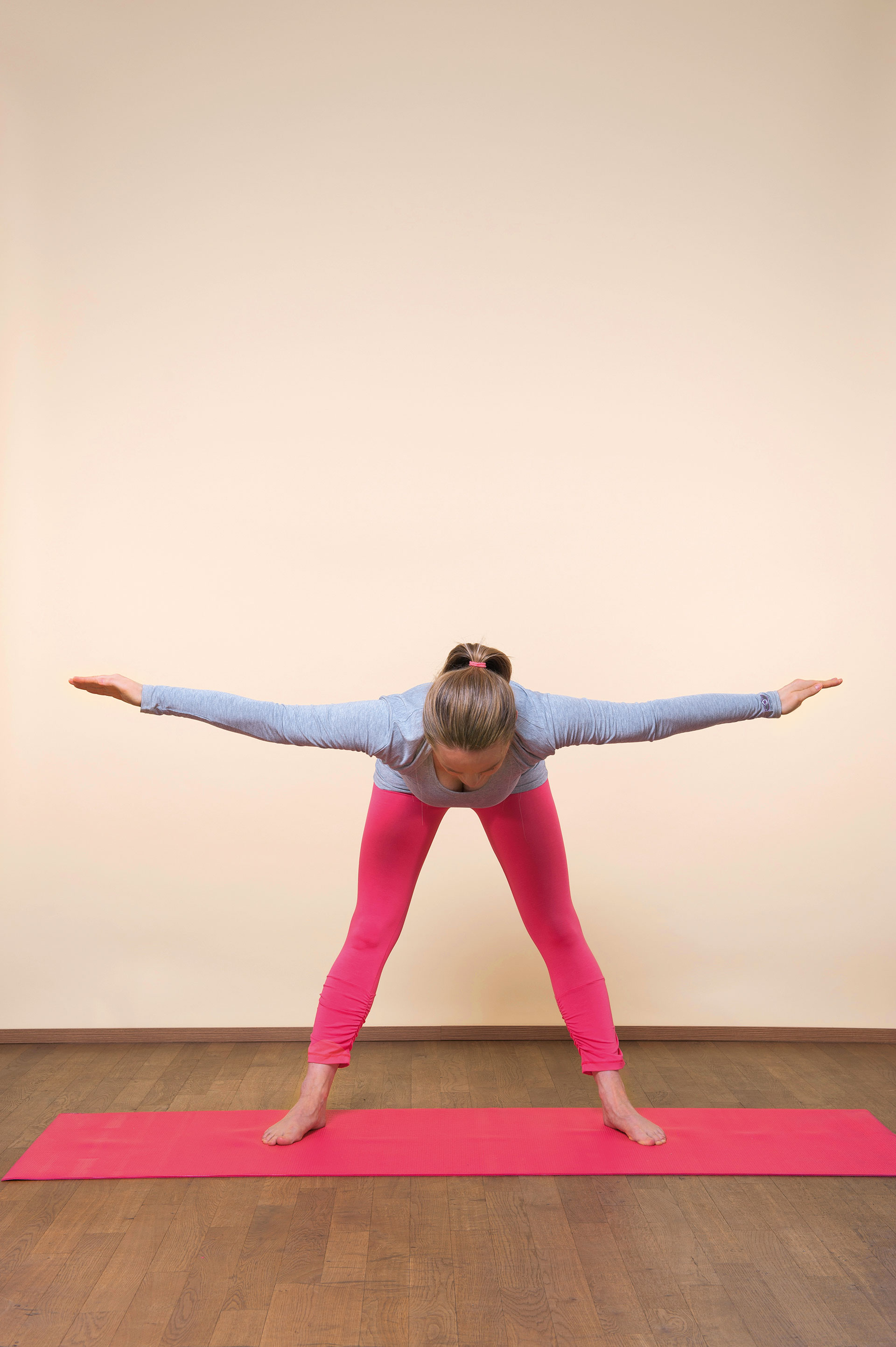 Yogaübungen für Rücken und Nacken: Winkel 2
