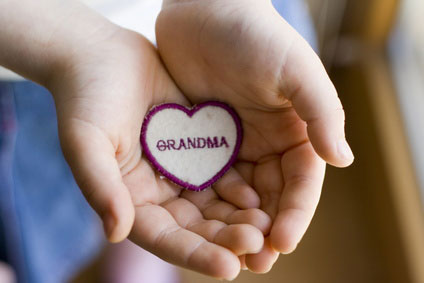Grandma-Herz-Aufnäher