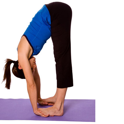 Yoga: Vorwärtsbeuge stehend